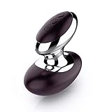 ACVIOO Personal Wand Massager Wireless Rechargeable Silicone Handheld Massager Mini Size for Neck,Shoulder,Back,Leg and Foot (Dark Purple)