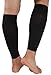 ChinFun Calf Compression Sleeve 20-30mmHg Leg Support Graduated Pressure Socks Running Guards - Shin Splints Circulation Recovery Varicose Veins Pain Relief Sports Gear Men Women Black M