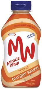Amazon.com : Kraft Miracle Whip Secret Burger Sauce, 12 ...