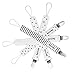 Pacifier Clip 5 Pack Set – Never Lose a Pacifier Again – Binky Clip for Boy or Girl – Black and White Pacifier Holder – Ideal Baby Shower Gift