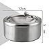 YX XY 12cm Stainless Steel Ashtray with lid