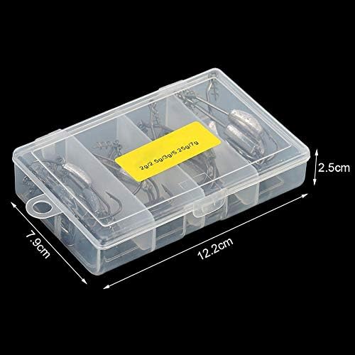 25個入 釣りフック 釣り針 鯉釣りフック マルチサイズ 錆びにくい 収納ボックス付き 釣り用フック 針 シルバー B07pxsg73r 1 380円