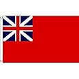 AZ FLAG - Red Ensign Colonial Flag - 3x5 Ft - 100D Polyester Bristish Historic Banner with Two Metal Grommets - Fade Resistant - Vivid Colors - 3' x 5' Feet - 150x90 Cm