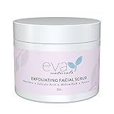 Eva Naturals - Exfoliating Facial Scrub - Helps Reduce Acne, Pores, Blackheads, Dead Skin Cells - 2 oz.