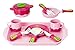 Liberty Imports Cook and Serve Breakfast Playset for Kids with Pink Tray, Kitchen Cookware, Pots and Pans, Egg Play Food