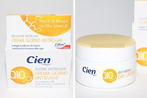 Anti-Wrinkle Action – 50 ml Day Anti-Wrinkle Cream with Coenzyme Q10, Hyaluronic Acid and Vitamin E – For Sensitive Skin