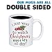 MyCozyCups Christmas Mugs - I Just Want To Watch Christmas Movies All Day - Funny Cute Jolly Festive 11oz Xmas Cup For Best Friend, Sister, Mom, Girlfriend, Santa Claus Lovers - Holidays Teacup