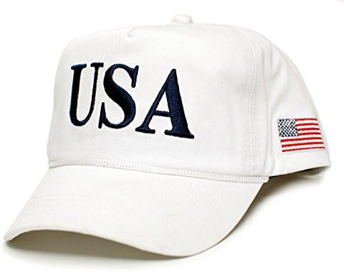 USA 45 Trump Make America Great Again Embroidered hat One Size Adult Red, White Cap