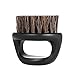 Anself Men's Beard Brush Barber Hair Sweep Brush Mustache Shaving Brush for Hairdressing Salon Household