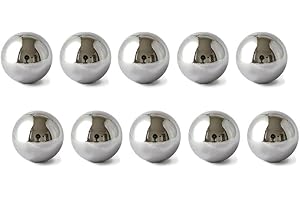 ZYsteelball (10pcs, 3/4") High-Precision Steel Ball 304 Stainless Steel Bearing Ball G100