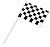 CakeDrake The CARS Nascar RACING Checkered Flag 24 CUPCAKE Topper Decoration Picks Pics B