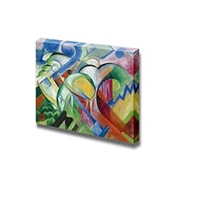 The Sheep by Franz Marc - Canvas Print Wall Art Famous Painting Reproduction - 12" x 18"