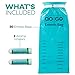 Go on the Go Disposable Emesis Vomit Bags with Aromatherapy Inhalers - for Morning Sickness and Nausea Relief - 30 Vomit Bags and 2 Inhalers, Great for Medical, Home, Travel, Car, Plane and Boat