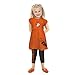 Cheekie Peach Toddler Girls Legging and Tunic Set