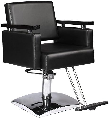 Eastmagic Hydraulic Barber Chair Comfort Styling Salon Beauty Equipment (Black) by EastMagic