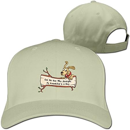 NDYGFR Let Me Get This Straight, My Grandchild Is A Dog Best Adjustable Caps Custom Baseball Hats For Unisex