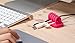 Toysdone Cordies Desktop Cable Management for Power Cords and Charging Accessory Cables (Pink)
