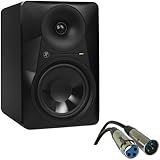 Mackie MR624 - 6.5" 2-Way Powered Studio Monitor (Single) with XLR- XLR Cable