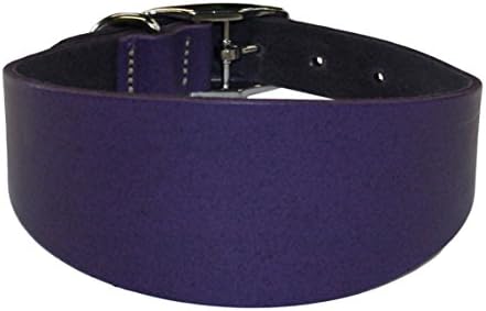 BBD PET PRODUCTS Whippet Leather Collar, Purple