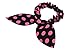 niceEshop(TM) Cute Womens Dot Rabbit Ear Hair Bow Tie Bands Chiffon Ponytail Holder,Multicolor