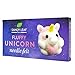 Sandy Leaf Farm Needle Felting Kit - DIY Fluffy Unicorn Felt Set for Beginners w/ Felting Wool, Pad, Needle, Finger Protectors, and Press-On Eyes