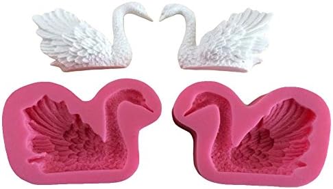 Karen Baking Swan Shape Design 3D Silicone Cake Mold Chocolate For Cake Fondant Decorating Tools Pink