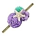 YanJie Baby Girls Starfish Mermaid Headband Aqua Lavender Glitter Newborn Mermaid Hair Bows for Baby Mermaid Birthday Party Gift Mermaid Hair Accessories(M, Gold)