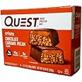 2 Set of 4 - Bars each inside - 2.12oz (60g) each Net WT 8.46oz (240g) QUEST HERO PROTEIN BAR - CRISPY CHOCOLATE CARAMEL PECAN FLAVOR, 2.12 Ounce