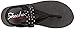 Skechers Cali Women's Meditation Studio Kick Slingback Flip Flop, Black Rhinestone, 7 M US