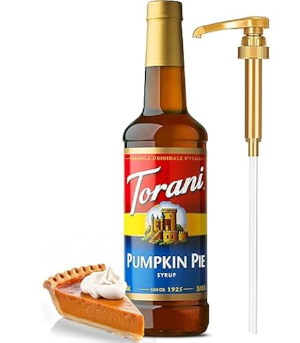 Pumpkin Pie Syrup, Torani Pumpkin Pie Syrup for Coffee Ounces