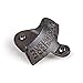 ZRAMO 2 Pack of Black Wall-Mounted Bartender's Bottle Opener in Cast Iron, Set of 2 with Mounting Screws Included (2pc retro)