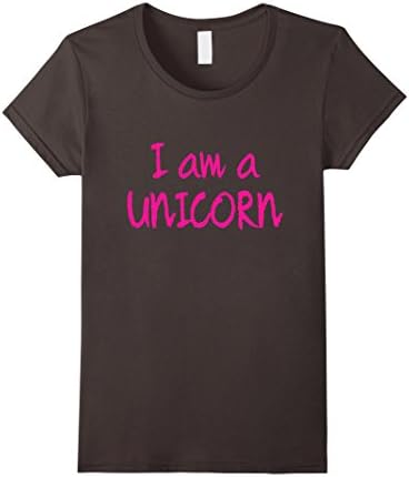 Women's I Am A Unicorn Swinger T Shirt Large Asphalt