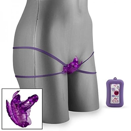 Butterfly mit Dildo, 38 Stufen - Violett - Sextoys für Frauen > Vibro-Slips