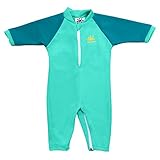 Fiji Sun Protective UPF 50+ Baby Swimsuit by Nozone in Aquatic/Teal, 0-6 months