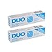DUO Eyelash Glue – Clear Lash Adhesive for Strip Lashes, Long-Lasting and Waterproof, 0.5 oz, 2 Pack