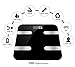 Kingta Bluetooth Smart Body Fat Scale Monitor Body Fat,Scale Body Fat,Total Body Water,Muscle Mass and Bone Mass for Your Family(Black)
