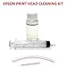 Unblock Print Head Nozzles for Epson. Printer Cleaning Kit Cleaner Flush