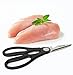 iCooker Kitchen Shears [Stainless Steel] Professional Multi-function Kitchen Scissors - Best Come Apart Poultry Scissors for Cutting - Soft Grip Handle [Black]