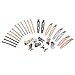 L. Erickson Deluxe Clip & Go Hair Clip Set - Gold/Silver/Rose Gold/Gunmetal