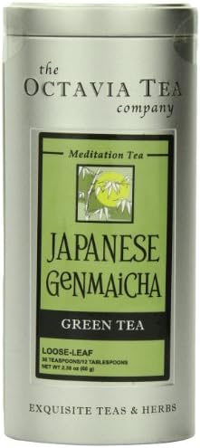Octavia TeaJapanese Genmaicha (Green Tea), 2.38 - Ounce Tin