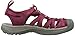 KEEN Women's Whisper Closed Toe Sport Sandals, Beet Red/Honeysuckle, 8