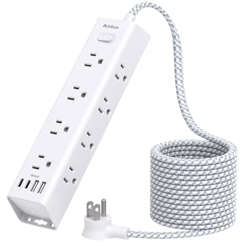 Power Strip with 12 Outlets 4 USB
