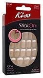 Kiss Stick On Nails French Femme Short Length (3 Pack)
