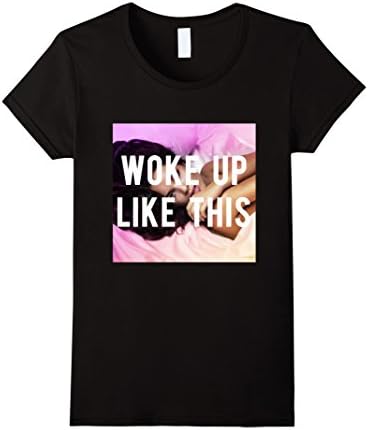 Women's I Woke Up Like This Relaxed Fit T-Shirt Large Black