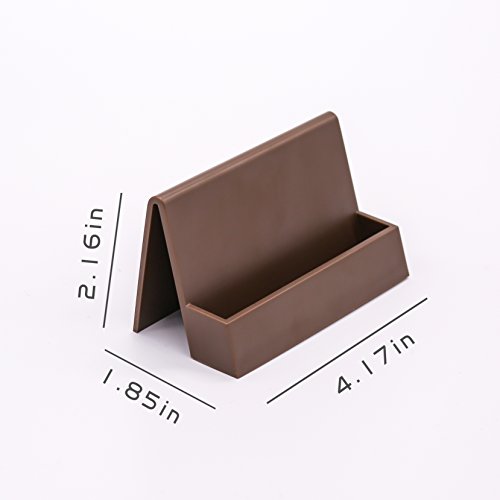Business card holder Plastic Stand Organizer for Office - Thumbnail 4
