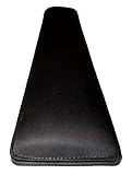 The Gamer Plug - Gaming Keyboard Wrist Rest Pad - Black - Stitched Edges - Memory Foam - 18.5" x 4" x 0.9" (Full Size, Thick)