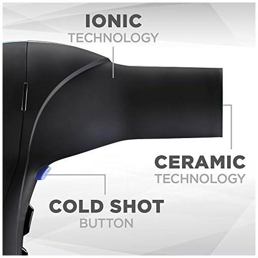 INFINITIPRO BY CONAIR 1875W Salon Performance AC Motor Styling Tool/Hair Dryer; Black - Image 5