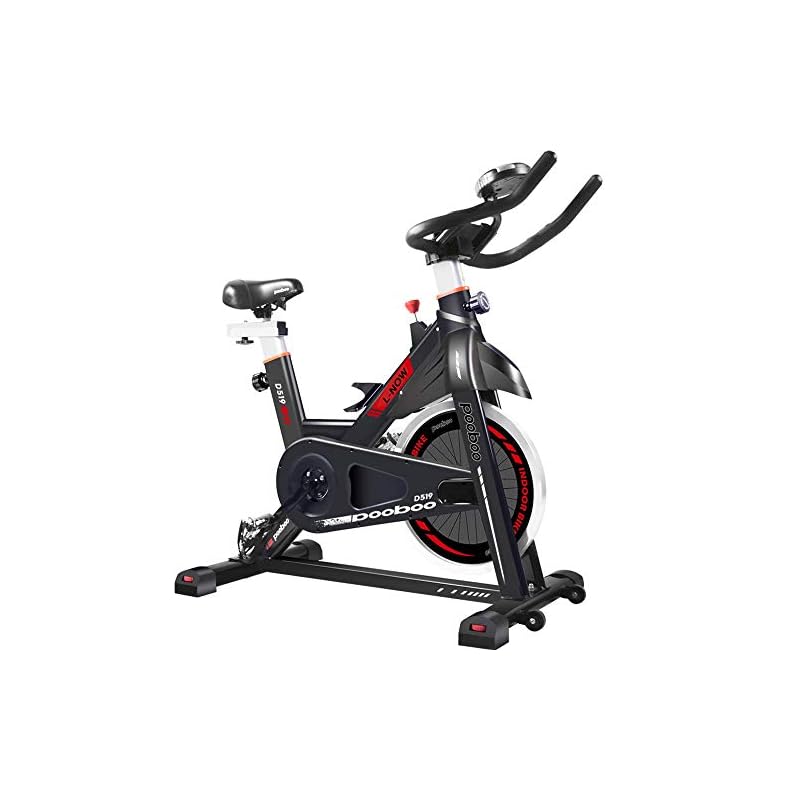 Pooboo Exercise Bike Belt Drive Indoor Cycling Bike Stationary Bike Lcd Display For Home Cardio Workout Bike Training Skyazar Online Sporting Equipment And Fitness Products