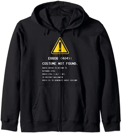 Amazon.com: 404 Error Costume Not Found Nerdy Geek Funny Computer