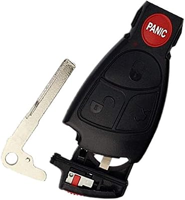 Replacement Keyless Remote Fob Key Shell Case for Mercedes-Benz C230 C240 C280 C350 C43 AMG C55 AMG CL500 CL600 CLK320 CLK430 CLK500 CLK55 AMG CLS500 E320 E350 E430 E500 G500 IYZ3312